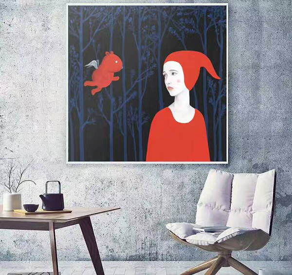 画家张占占：黑夜里的童话世界，孤独也可以温暖