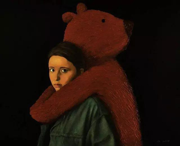 画家张占占：黑夜里的童话世界，孤独也可以温暖