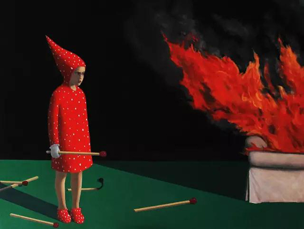 画家张占占：黑夜里的童话世界，孤独也可以温暖