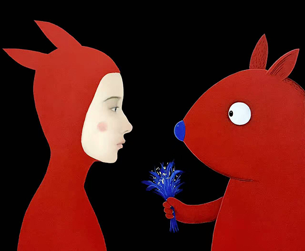 画家张占占：黑夜里的童话世界，孤独也可以温暖