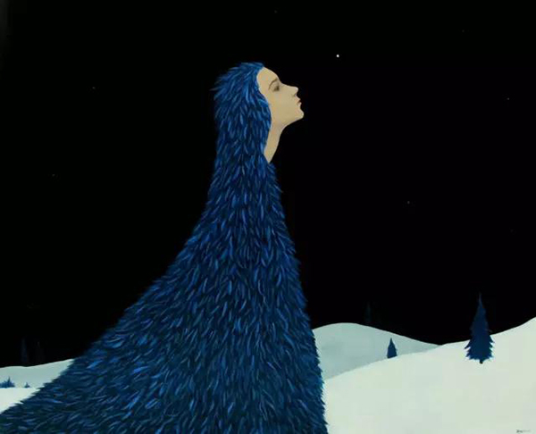 画家张占占：黑夜里的童话世界，孤独也可以温暖