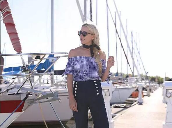 水手裤,水手服夏季穿搭裤子