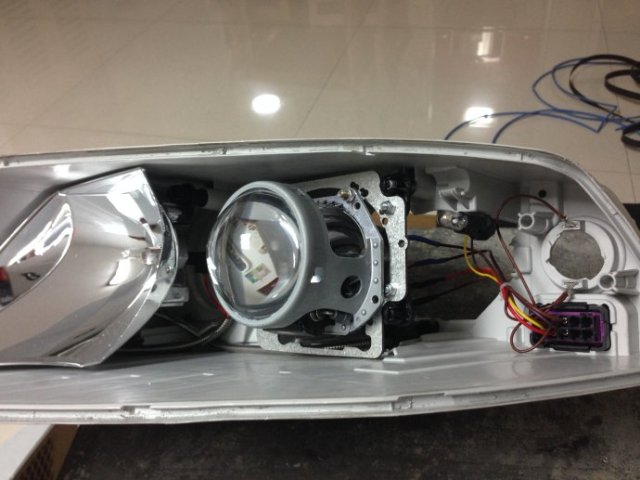 改灯透镜定位视频教程,单透镜怎么改灯