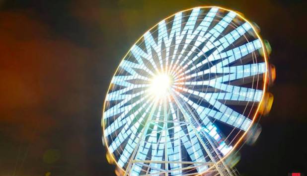 南宁适合晚上去的摩天轮,广西海边摩天轮