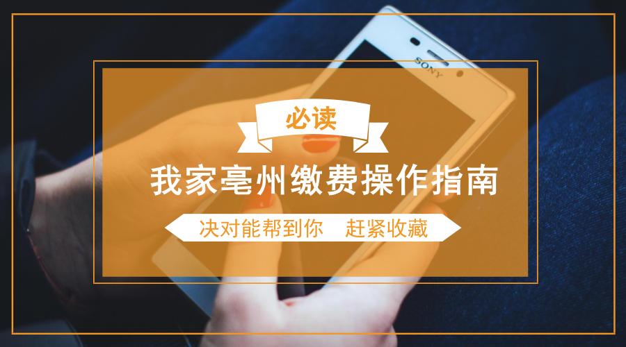 亳州什么app可以交电费燃气费,亳州市水电费在手机上怎么交