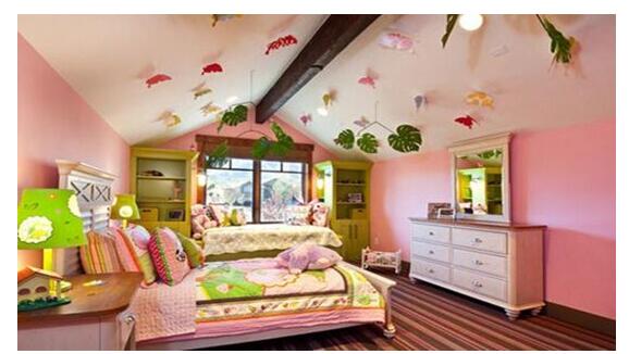 公主风卧室收纳柜,公主房衣柜颜色搭配简约