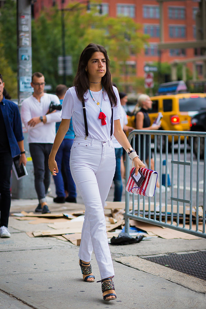 珠宝才是白Tee最佳拍档,路人甲轻松变身街拍客