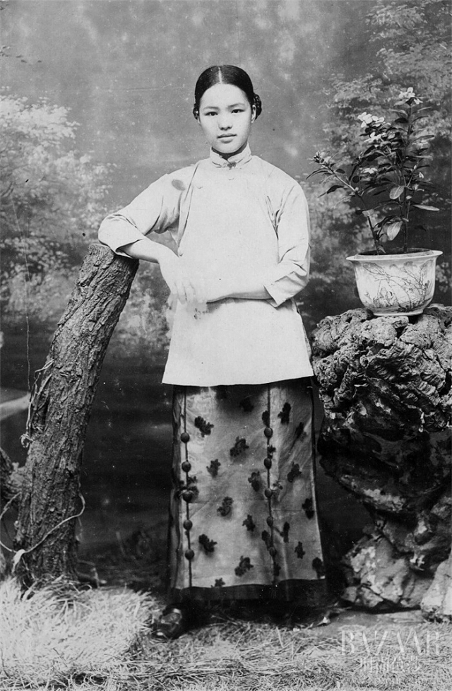 中国风盘扣裙冬搭配裤子,复古连衣裙裙裤搭配