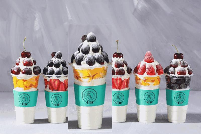 网红水果杯爆款玻璃,水果网红杯