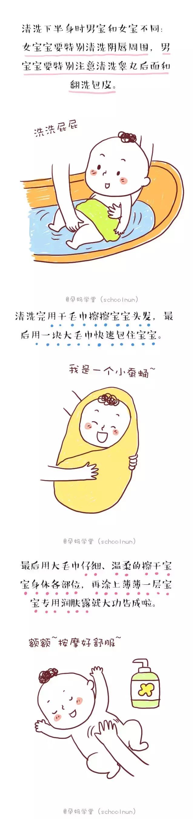 宝宝哪些地方脏了不能抠,宝宝这几个部位再脏也不能洗