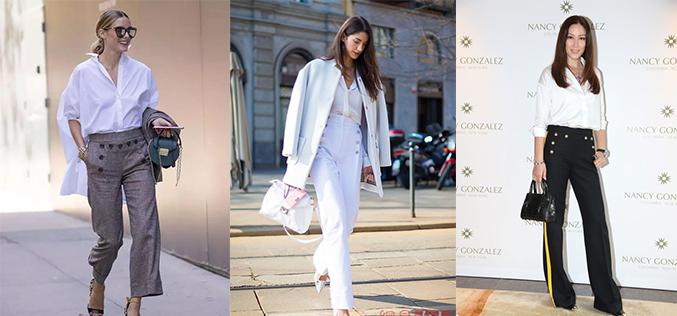 水手裤,水手服夏季穿搭裤子