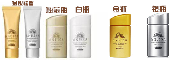 安耐晒2017和2016区别，2017新版安耐晒系列产品详解，安耐晒金银瓶PK！
