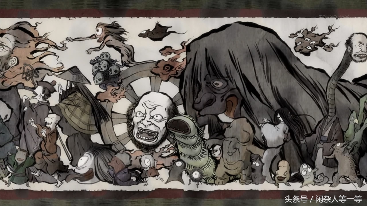 从河童开始的百鬼夜行小说,百鬼夜行里面的河童