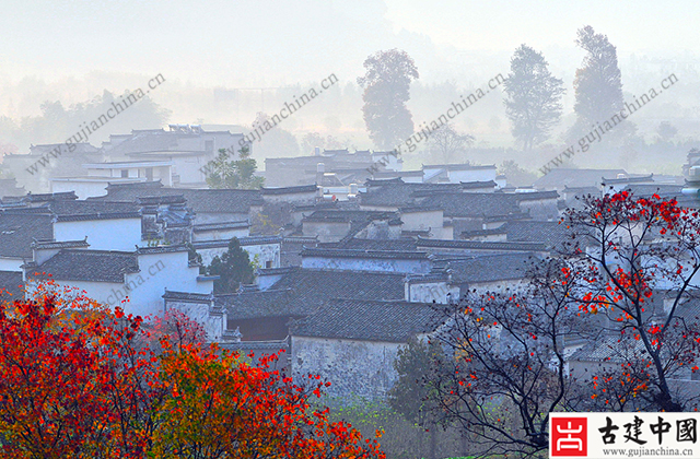 西递宏村徽派民宿,徽派西递宏村速写