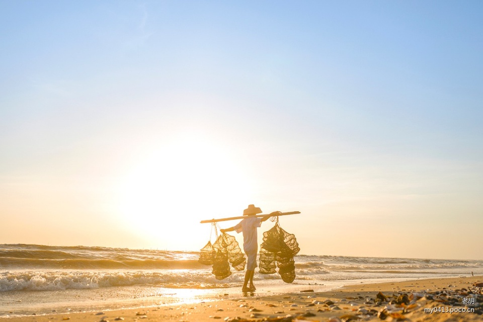 霞浦滩涂霞光,滩涂霞光