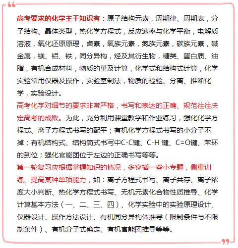 高考学霸笔记知识点整理大全,高三各科逆袭式复习