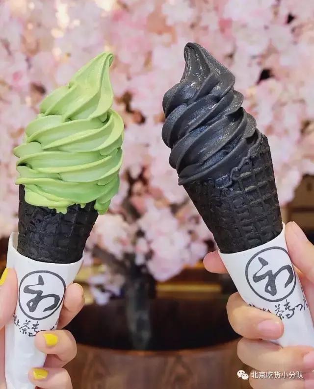 ins的黄金冰淇淋,ins黑色冰淇淋