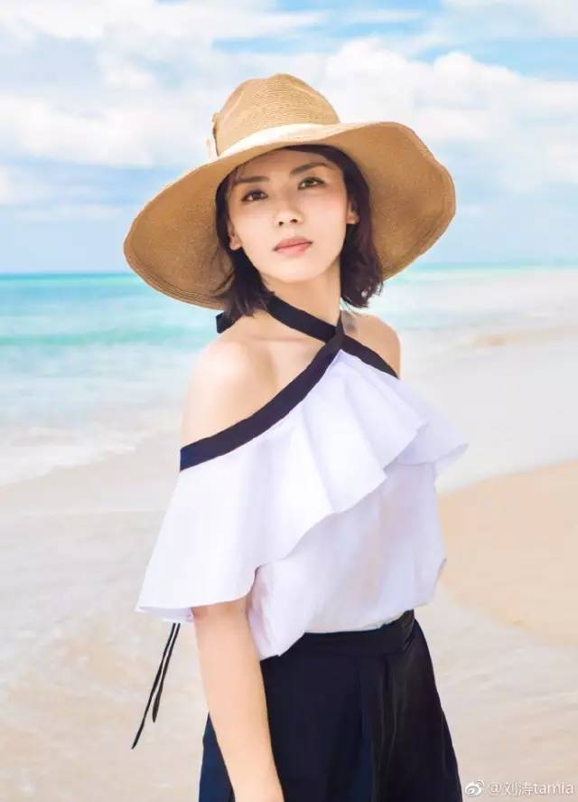 刘涛晒健身照大秀马甲线身材,刘涛袁姗姗马甲线