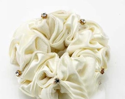 扎头发花苞头教程图解,花苞头的简单扎法蓬松中长发