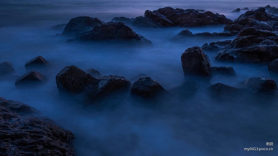 霞浦滩涂霞光,滩涂霞光