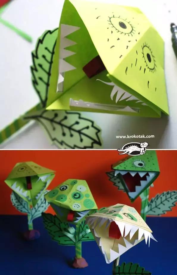 幼儿园立体卡纸手工：恐龙茶杯小爱心等，由简到繁，适合大部分幼儿操作