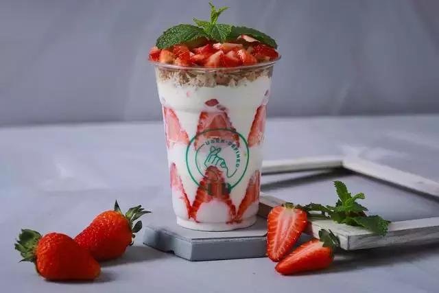 网红水果杯爆款玻璃,水果网红杯