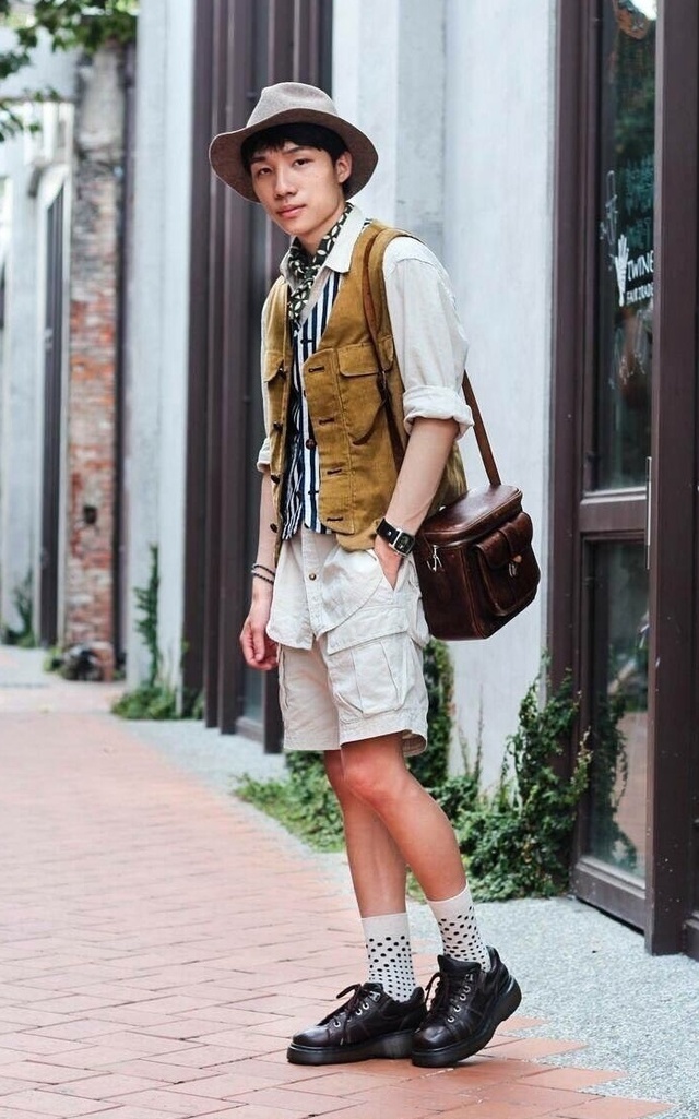 男生时尚背包穿搭,教你打造型男穿搭风格