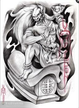 祸起古曼童(十一):朋友纹了七鬼抬棺,老板却说七鬼属阴,你要是纹后背,是棺压你,走不动