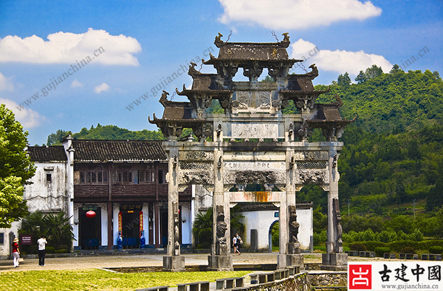 西递宏村徽派民宿,徽派西递宏村速写