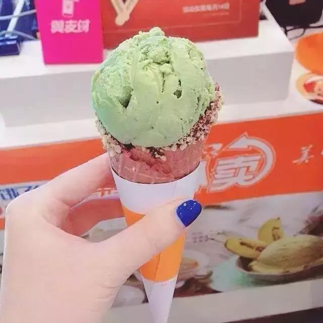 杭州手打抹茶冰淇淋,夏天必不可少的抹茶冰淇淋