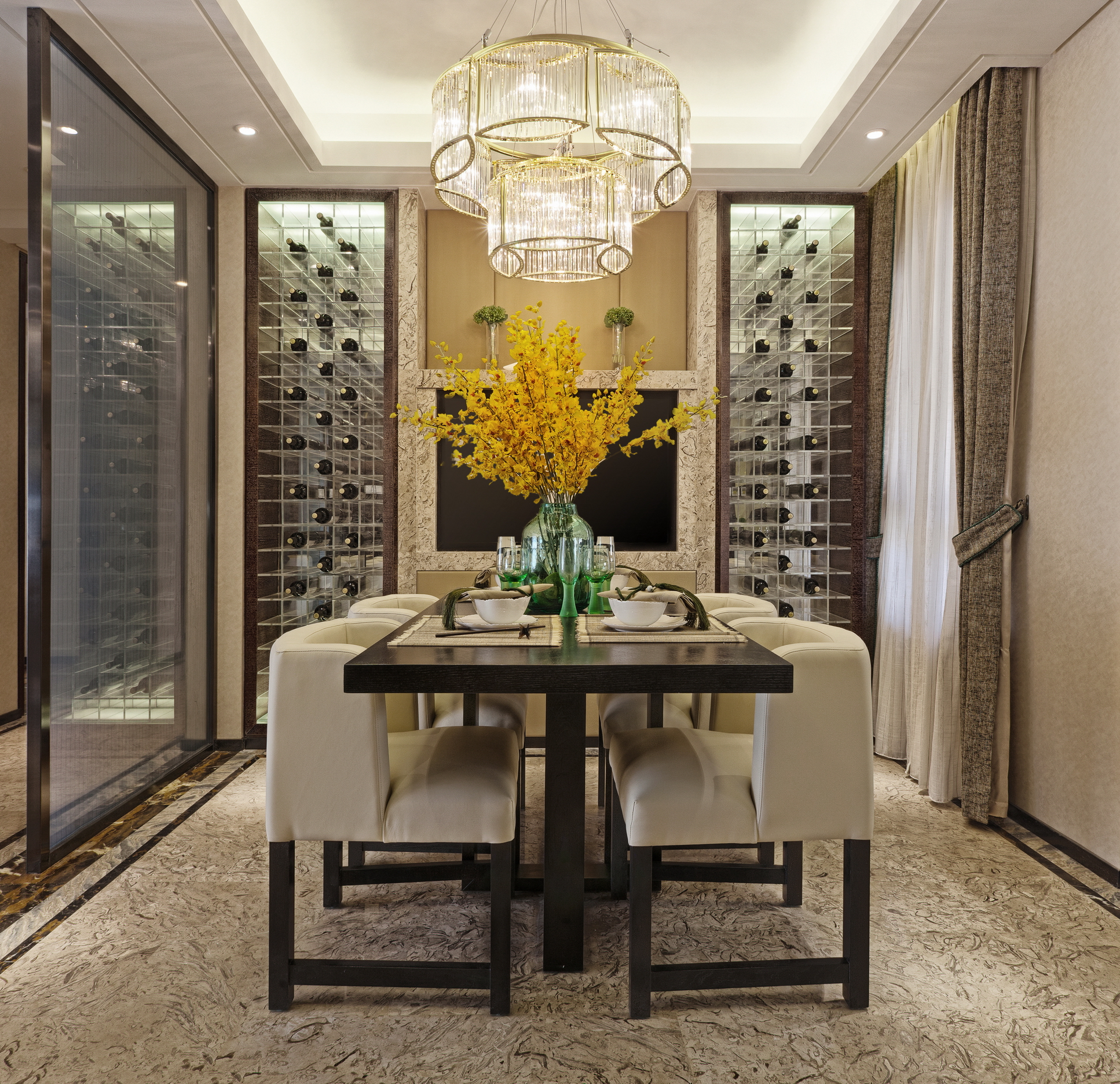 大庆绿城御园装修效果图,大庆东易雅居装饰