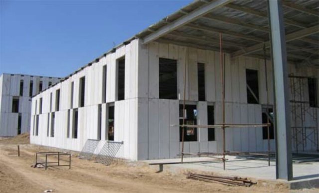 装配式重钢结构预制墙板,预制钢结构墙板图