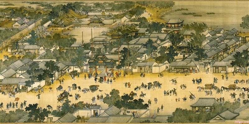 清明上河图整卷,仇英清明上河图全卷