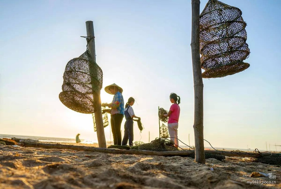 霞浦滩涂霞光,滩涂霞光