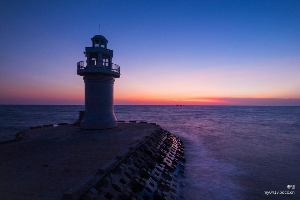 霞浦滩涂霞光,滩涂霞光