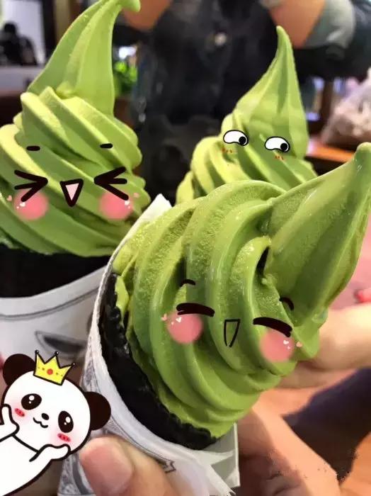 杭州手打抹茶冰淇淋,夏天必不可少的抹茶冰淇淋