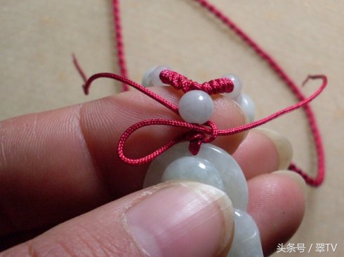 玉绳绳结简单系法,玉勒子绳结教程
