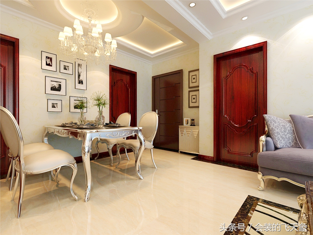 沈阳九洲御璟内部装修,九洲御府二室装修效果图