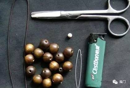 佛珠的穿法三通打结视频,佛珠108三通的穿法慢步骤