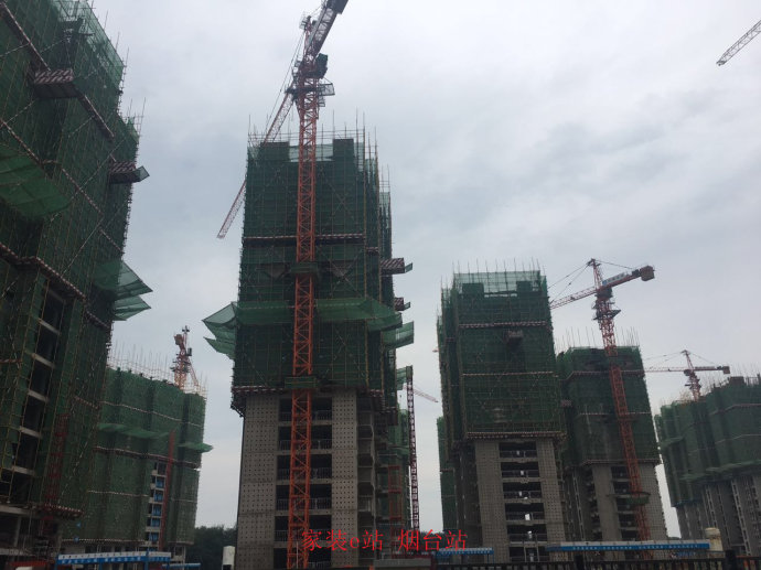 越秀星汇金沙小区3期最新进度，7.20号烟台装修小控探越秀！