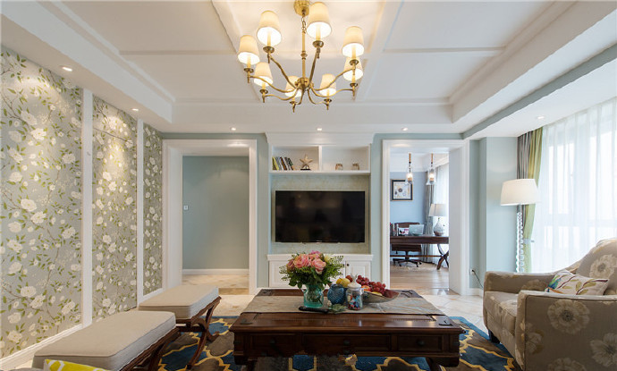 大连葵英九號简欧风格装修案例，只因为它的美好一切都值得！
