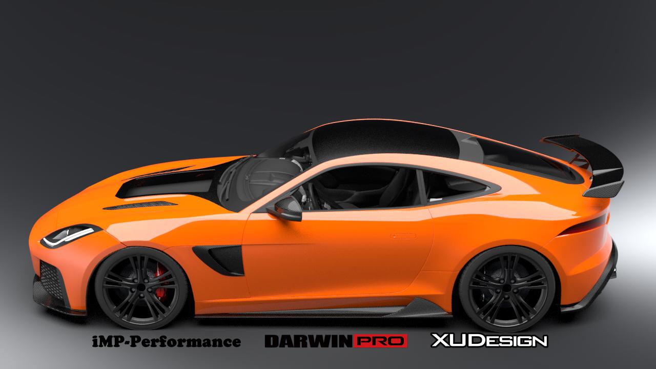 佐罗之剑！优雅的英伦跑车捷豹F-type换装最新XUDesign空力套件，每个人都为之侧目！