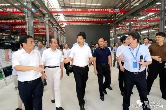 曲福田史立军分别带队观摩泰兴6个重大项目现场