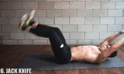 腹肌训练教程七天练出腹肌马甲线,女生练马甲线最有效方法瑜伽垫