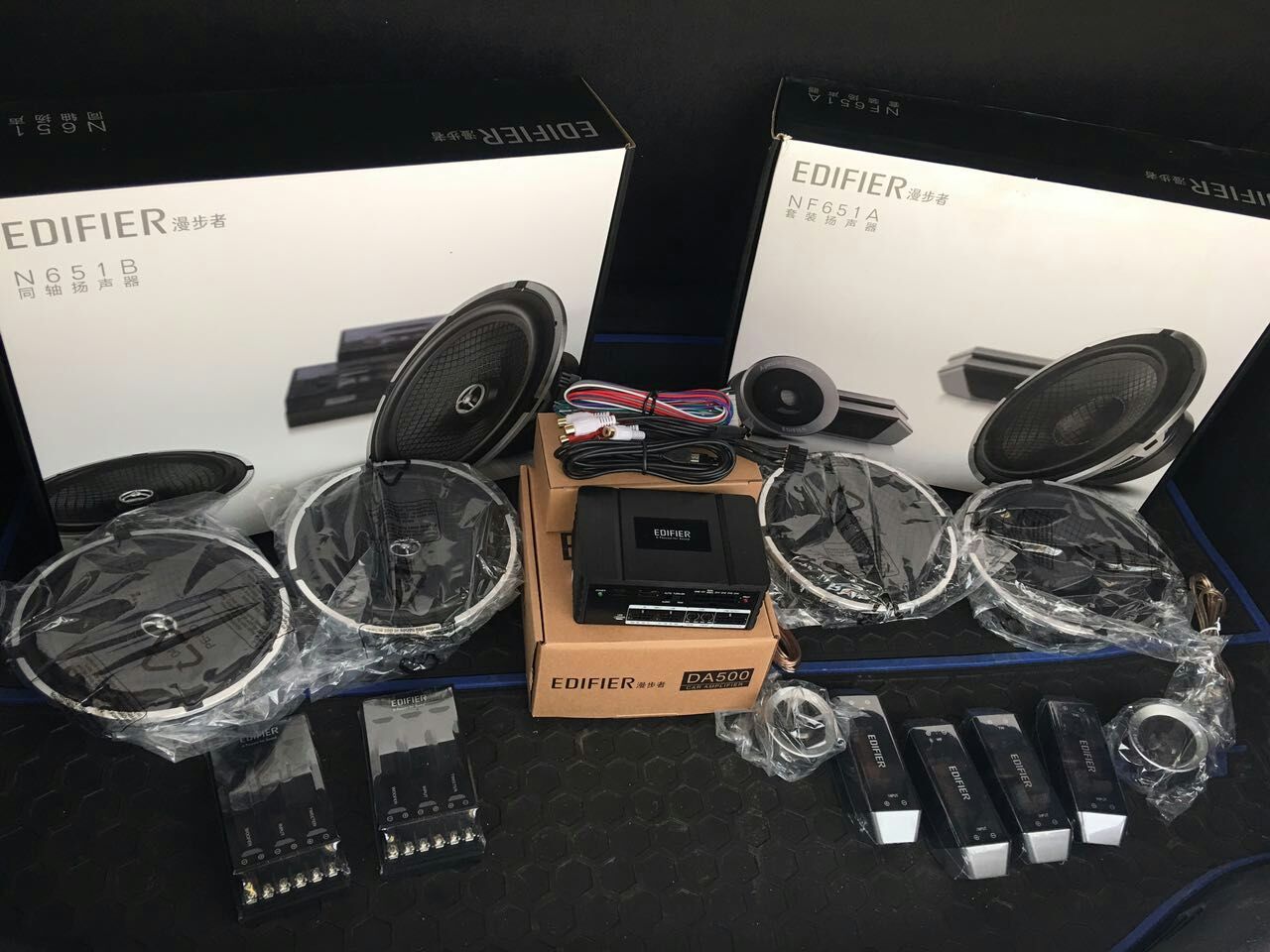 改装漫步者汽车音响全过程,惠州飞度改装音响漫步者