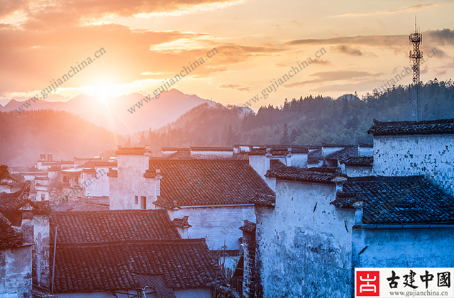 西递宏村徽派民宿,徽派西递宏村速写