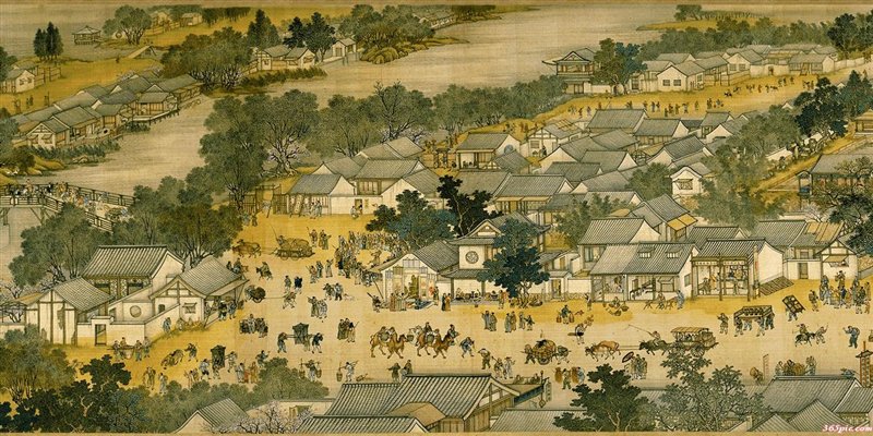 清明上河图整卷,仇英清明上河图全卷