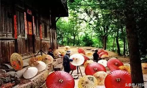 有创意的雨具,民族艺术伞手工