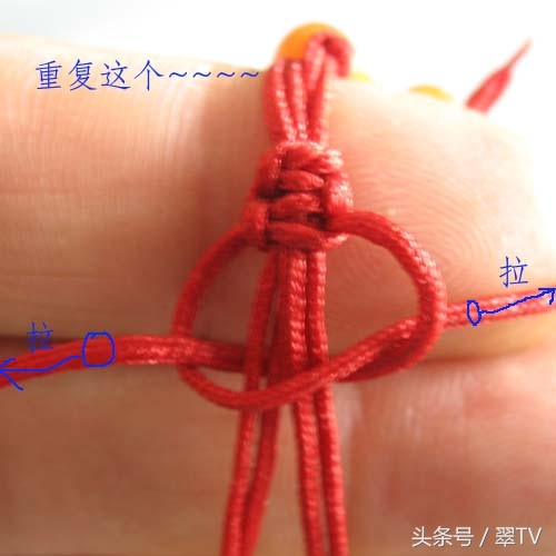 玉绳绳结简单系法,玉勒子绳结教程