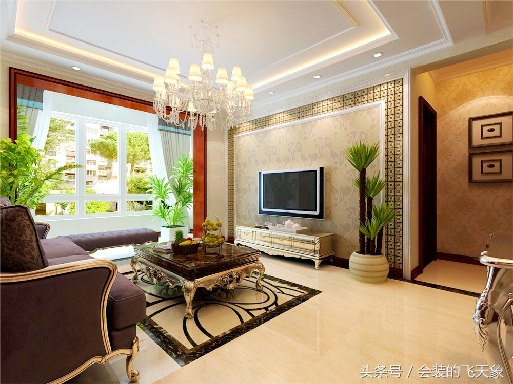 沈阳九洲御璟内部装修,九洲御府二室装修效果图